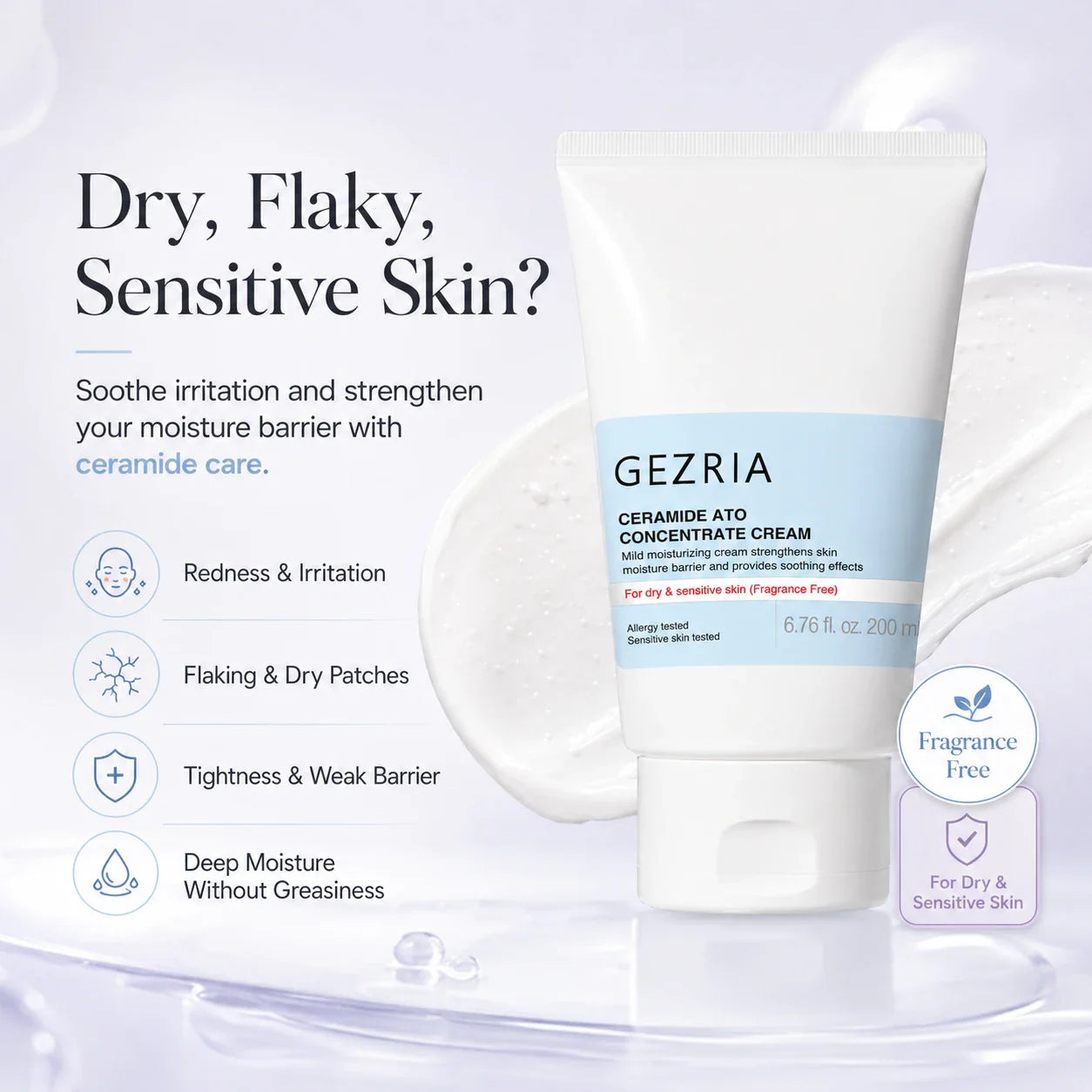 Up to 60% OFF GEZRIA Ceramide Barrier Repair & Deep Moisturizing Cream