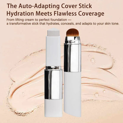 Color-Changing Foundation Stick with Built-In Brush