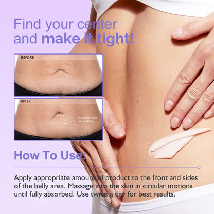 ✨ 26,000+ Moms Love It — GEZRIA Tighten & Smooth Belly Cream | Visibly Firmer, Smoother Skin in Just 7 Days 💜