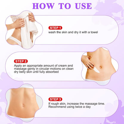✨ 26,000+ Moms Love It — GEZRIA Tighten & Smooth Belly Cream | Visibly Firmer, Smoother Skin in Just 7 Days 💜