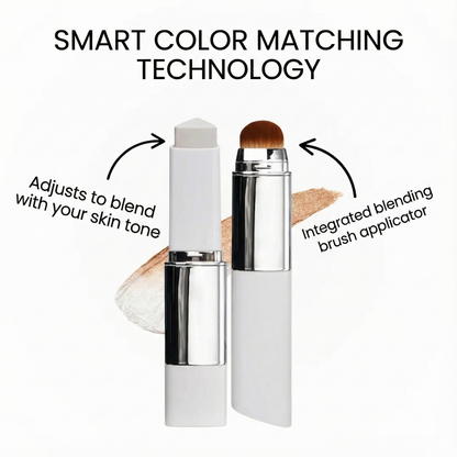 Color-Changing Foundation Stick with Built-In Brush